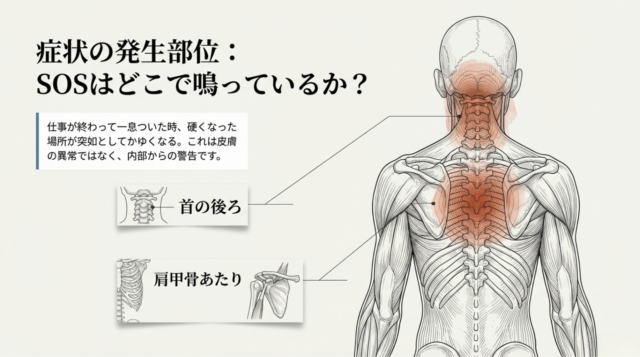 仕事終わりの「謎のかゆみ」は体からの警告。皮膚の異常ではなく、内部のコリや老廃物が引き起こすサインです