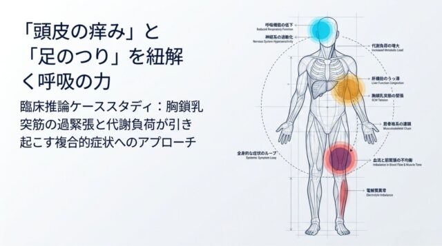頭皮の痒みと足のつりを解く呼吸の力：胸鎖乳突筋と代謝負荷の意外な関係